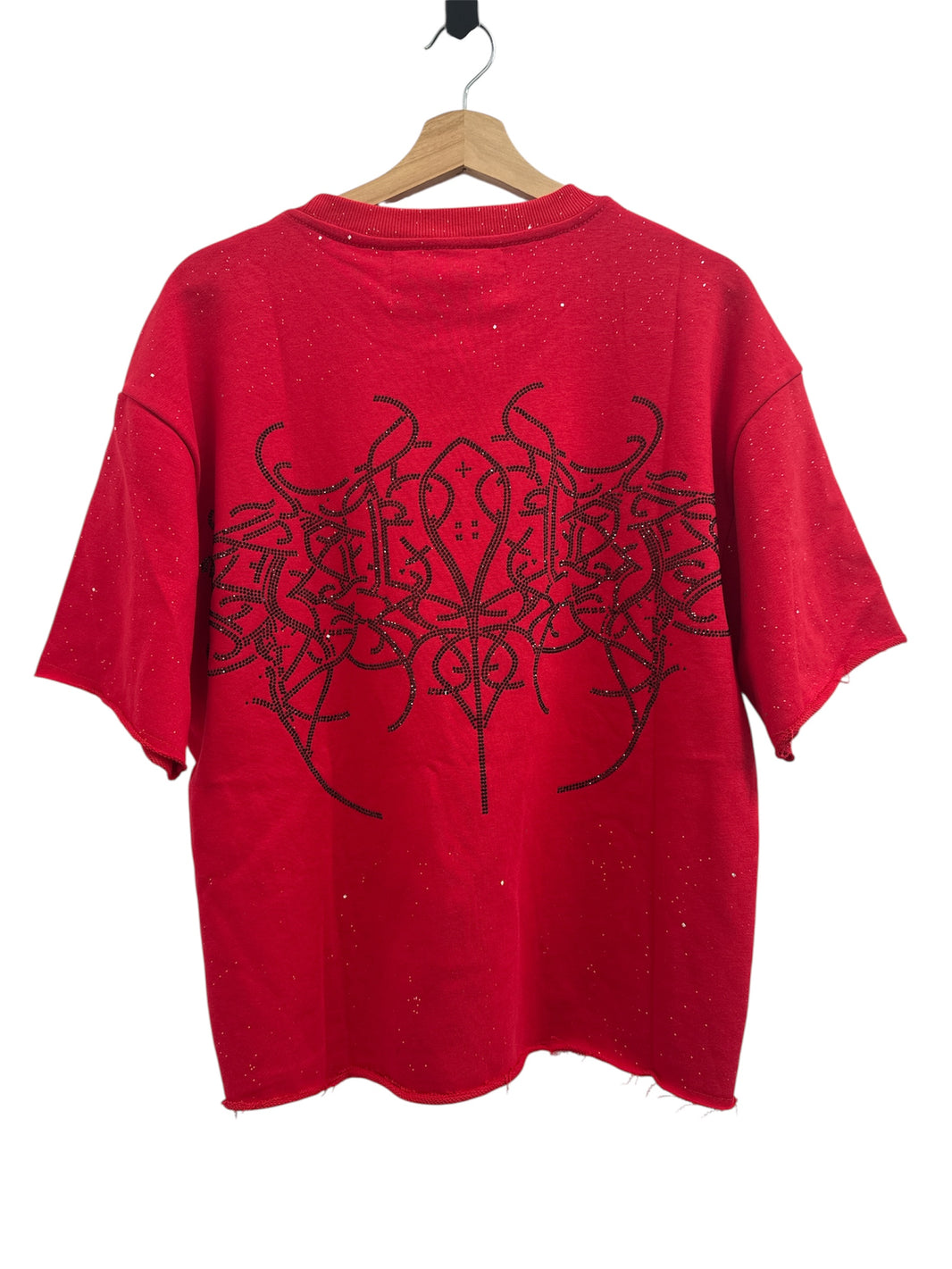 BKYS Red Skeleton Rockstar Crop Shirt