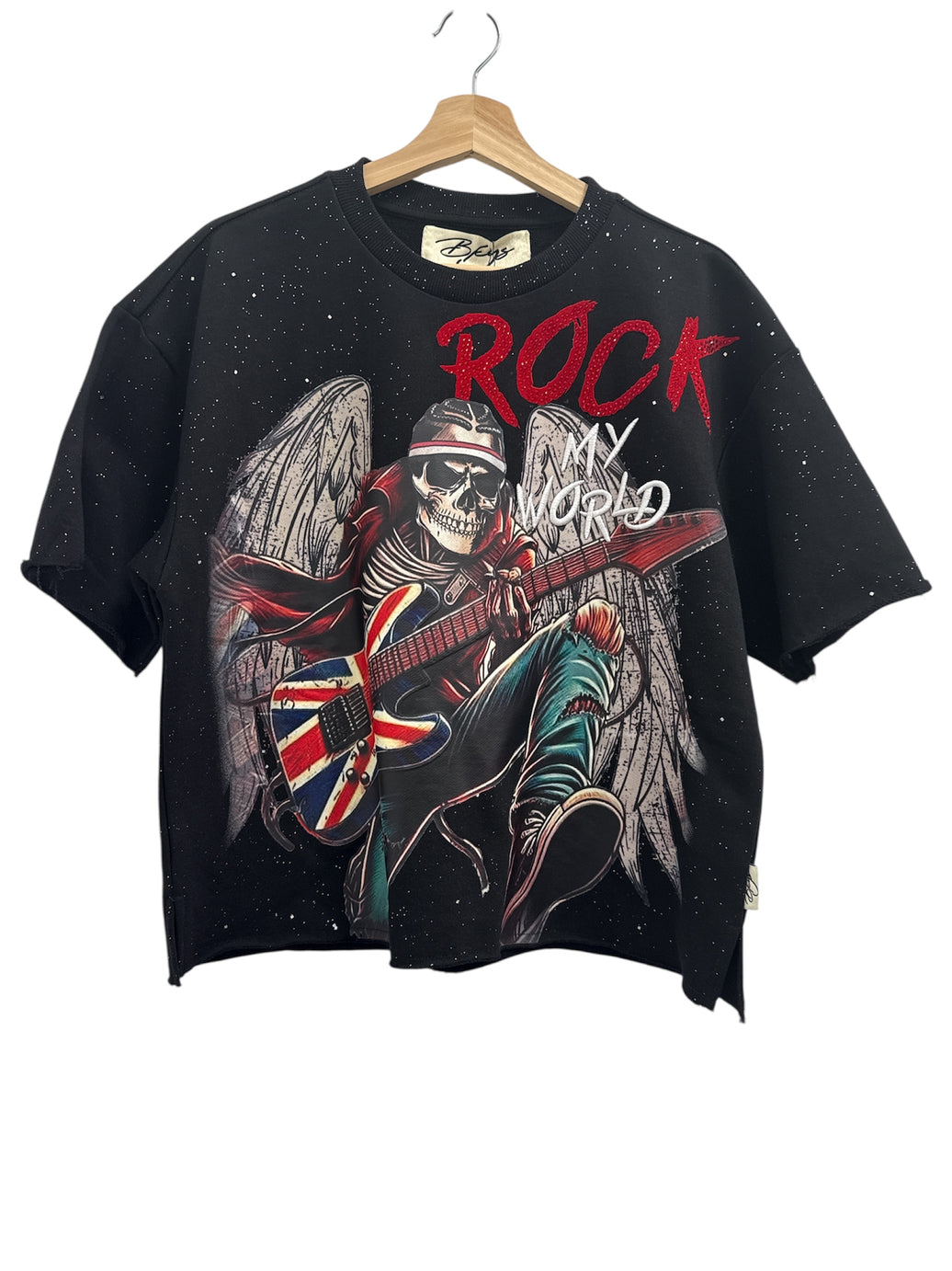 BKYS Rock My World Crop Top Tshirt