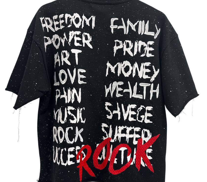 BKYS Rock My World Crop Top Tshirt
