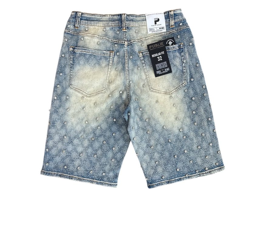 Publik Denim Jeans - Rhinestone - Grey