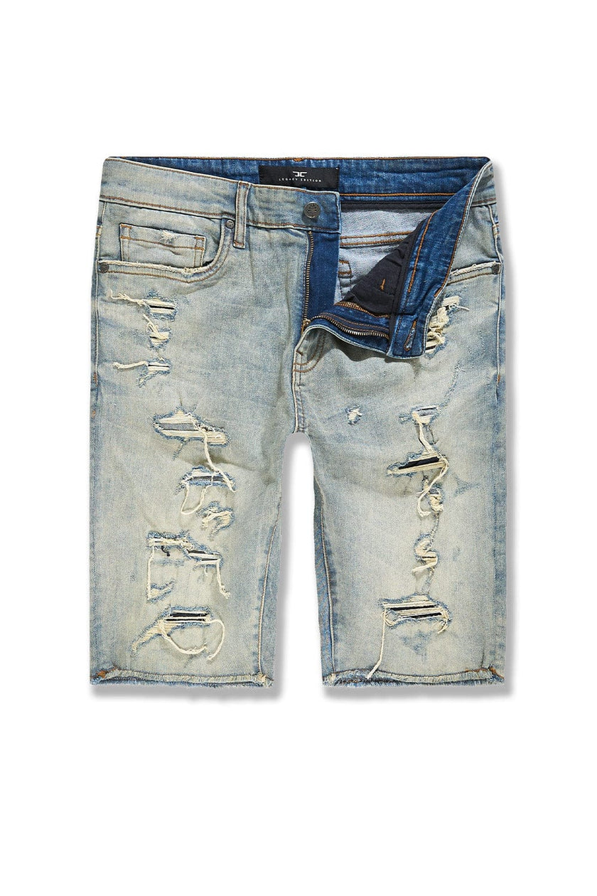 Jordan Craig Denim Shorts W Shred- Lager