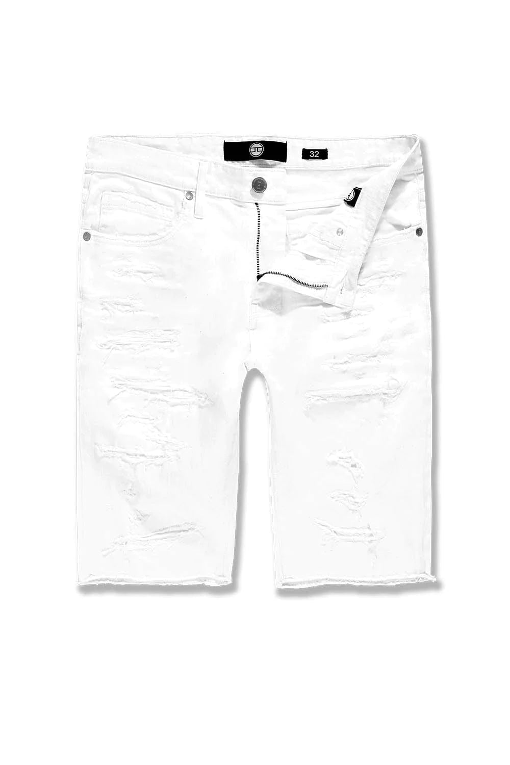 Jordan Craig Shorts W Shreds- White