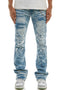 KDNK  WIRE STACKED JEANS-KND4746