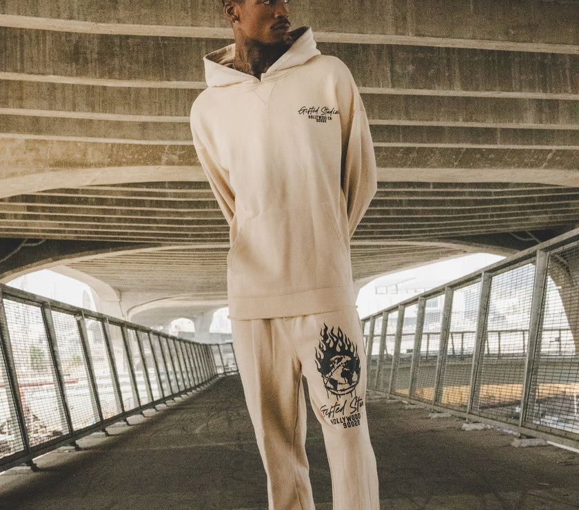 GFTD ERA HOODIE 2 PC SET - BONE