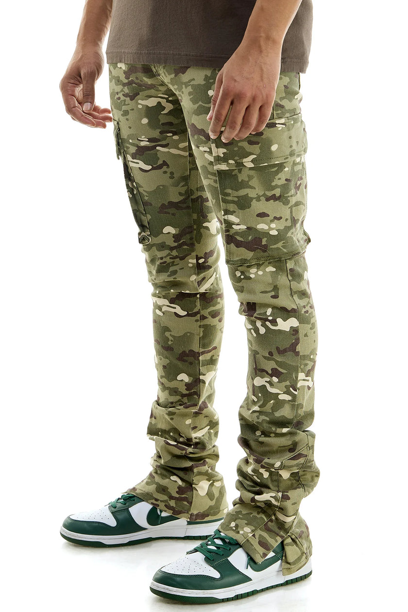 KDNK JEANS COMBAT CAMO