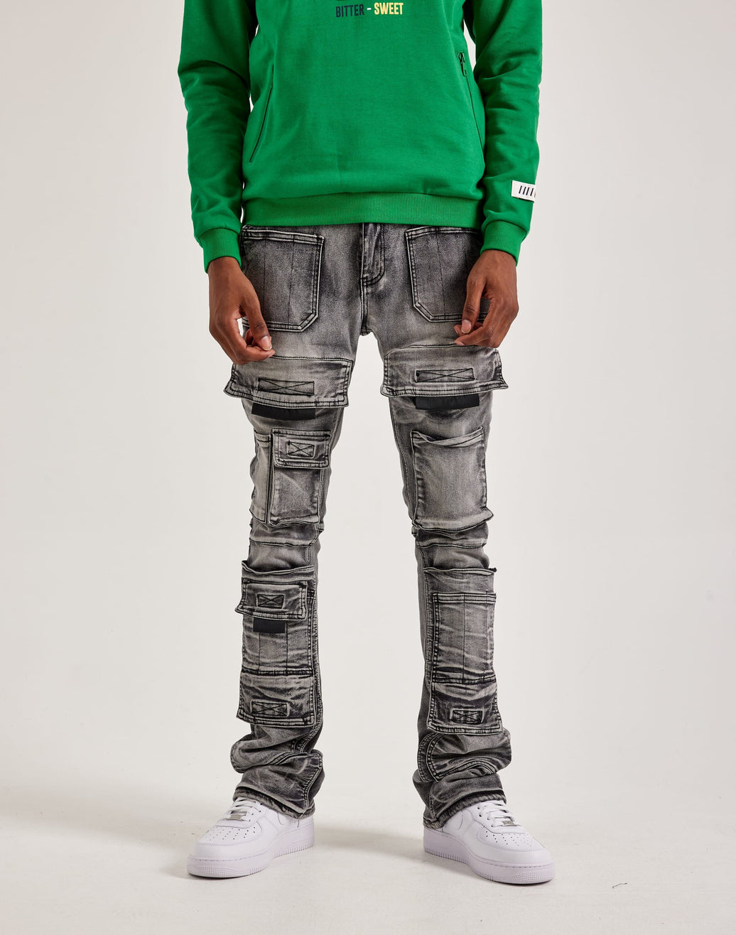 Kloud 9  Mens Stacked Cargo Jeans