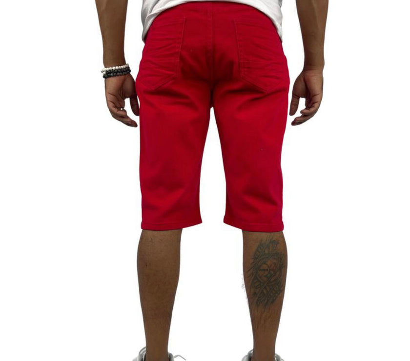 Blind Trust Slim Fit Stretch Twill Jeans Shorts BIG &TALL