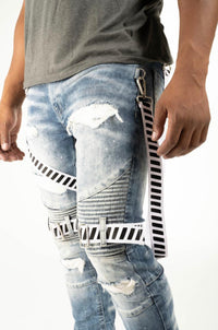 Solutus Premium Stretch Biker Jeans
