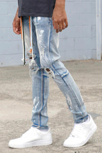 KDNK Paint Splatter Skinny Jeans