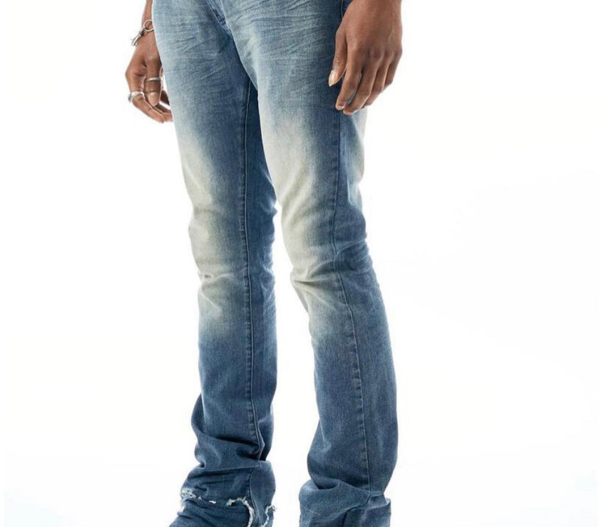 REBEL MINDS DENIM STACKED JEANS