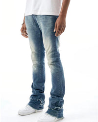 REBEL MINDS DENIM STACKED JEANS