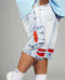 M936 - MAKOBI DENIM CARGO SHORTS - LIGHT WASH Regular price