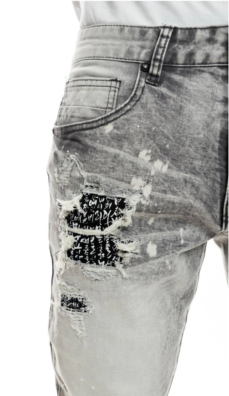 Smoke Rise Doodle Fashion Jeans Big & Tall