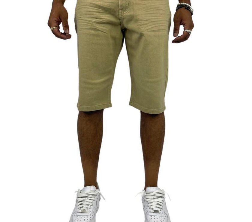Blind Trust Slim Fit Stretch Twill Jeans Shorts BIG &TALL