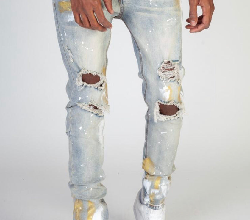 KDNK Ripped Jeans