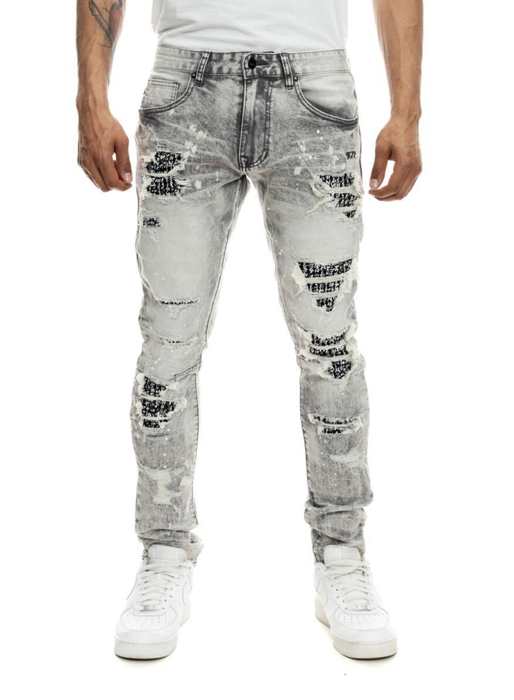 Smoke Rise Doodle Fashion Jeans Big & Tall