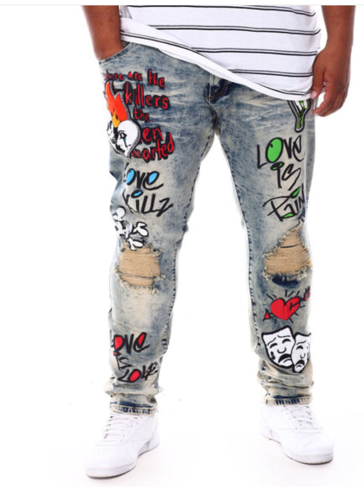 Love Kills Denim Jeans (