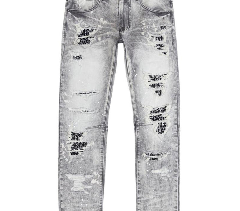 Smoke Rise Doodle Fashion Jeans Big & Tall