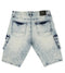 M936 - MAKOBI DENIM CARGO SHORTS - LIGHT WASH Regular price