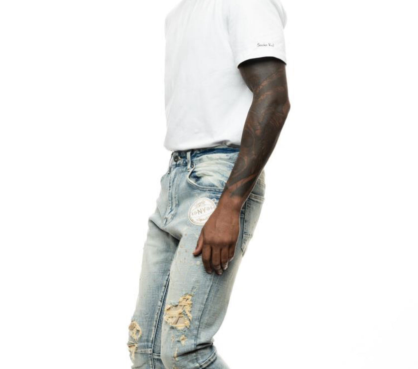 SMOKE RISE VARSITY FASHION JEAN