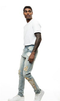 SMOKE RISE VARSITY FASHION JEAN