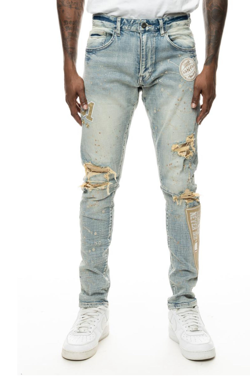 SMOKE RISE VARSITY FASHION JEAN