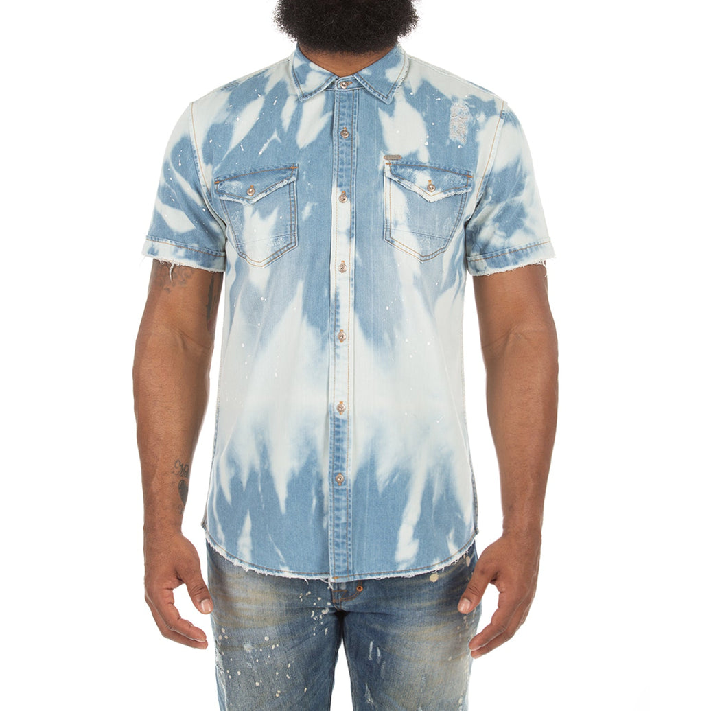 TOWER SS WOVEN (ICE WATER)