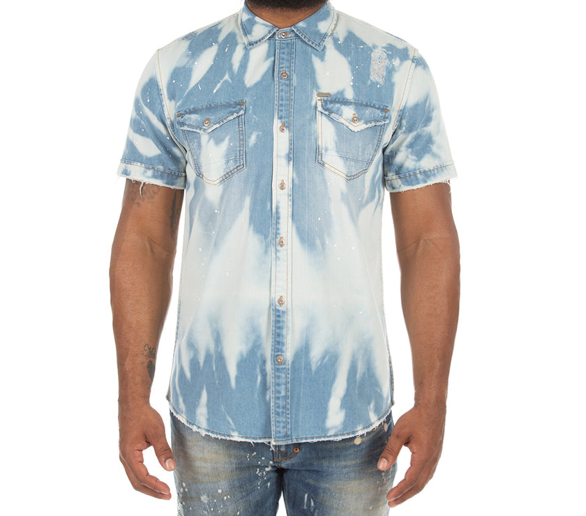 TOWER SS WOVEN (ICE WATER)