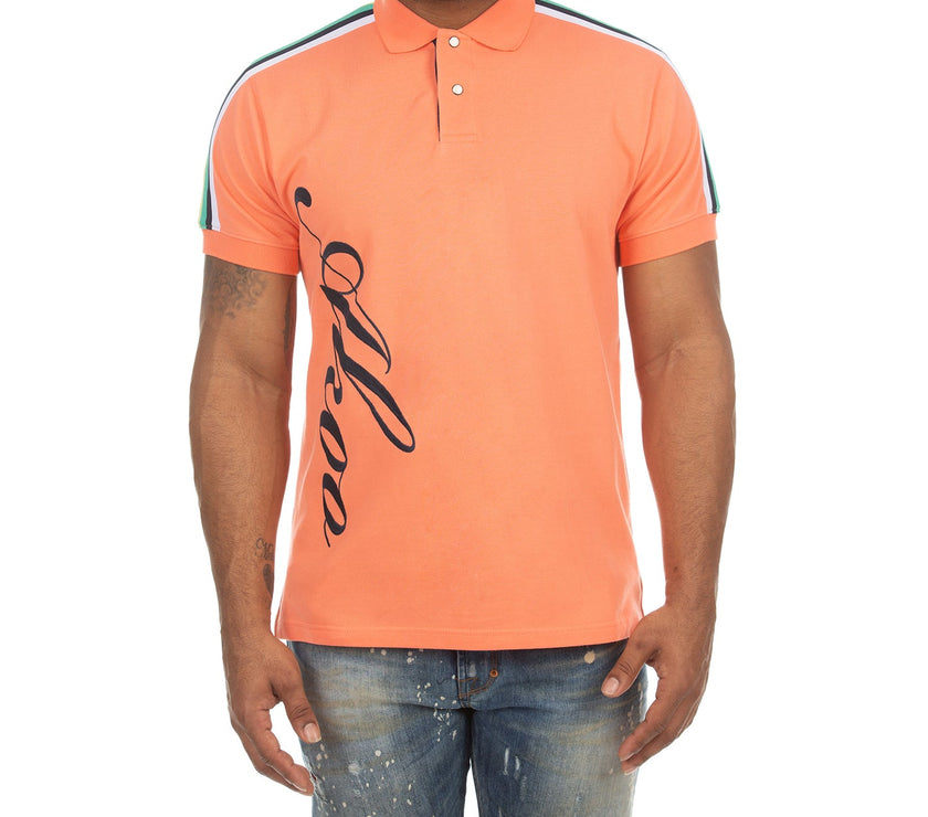 Noble SS Polo Fresh Salmon