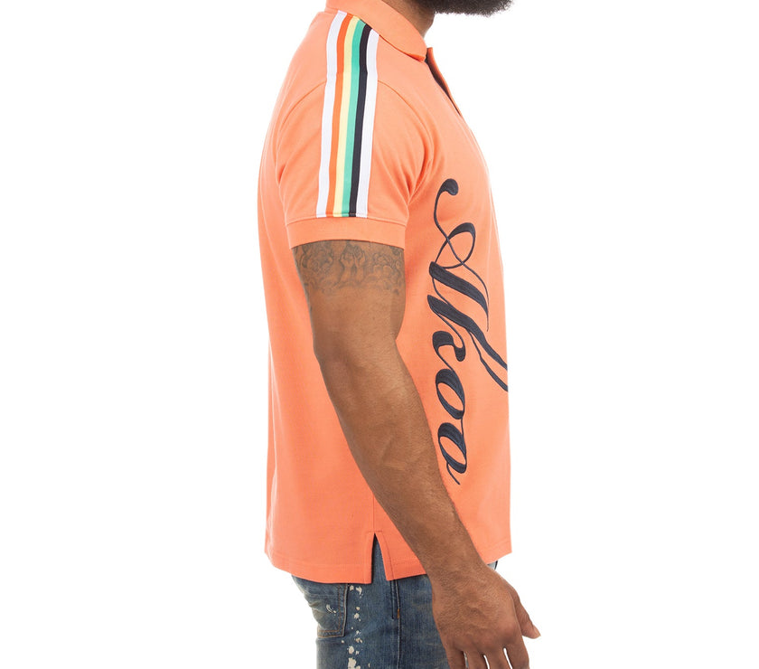 Noble SS Polo Fresh Salmon