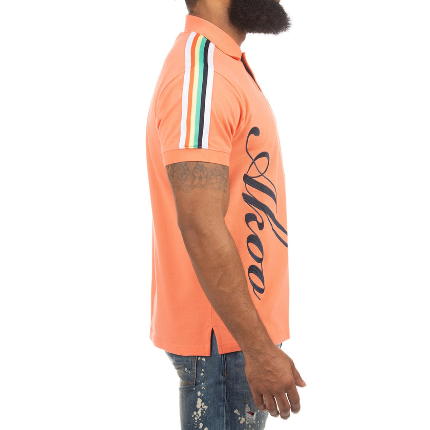 Noble SS Polo Fresh Salmon