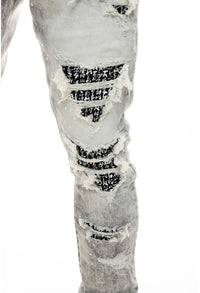 Smoke Rise Doodle Fashion Jeans Big & Tall