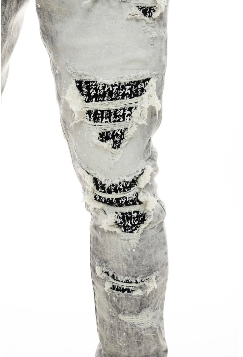 Smoke Rise Doodle Fashion Jeans Big & Tall