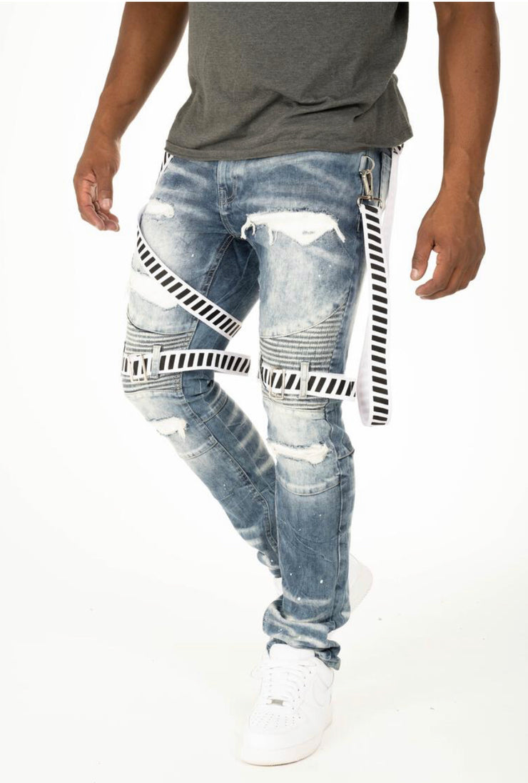 Solutus Premium Stretch Biker Jeans