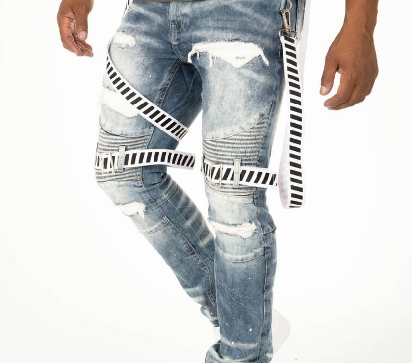 Solutus Premium Stretch Biker Jeans