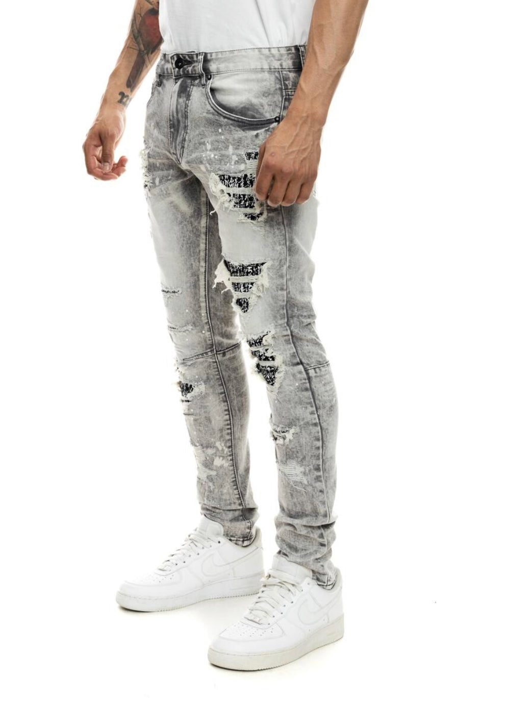 Smoke Rise Doodle Fashion Jeans Big & Tall
