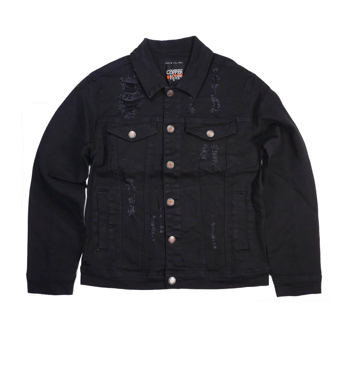 Copper Rivet Denim Jacket . Bold Outfitters