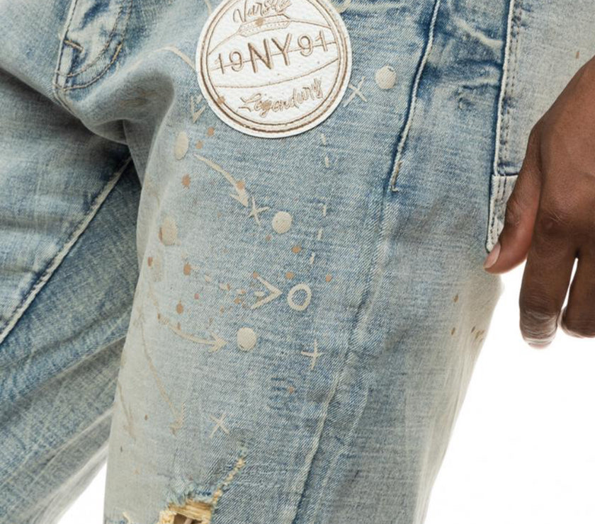 SMOKE RISE VARSITY FASHION JEAN