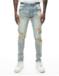 SMOKE RISE VARSITY FASHION JEAN