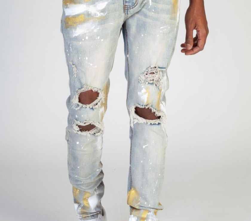 KDNK Ripped Jeans