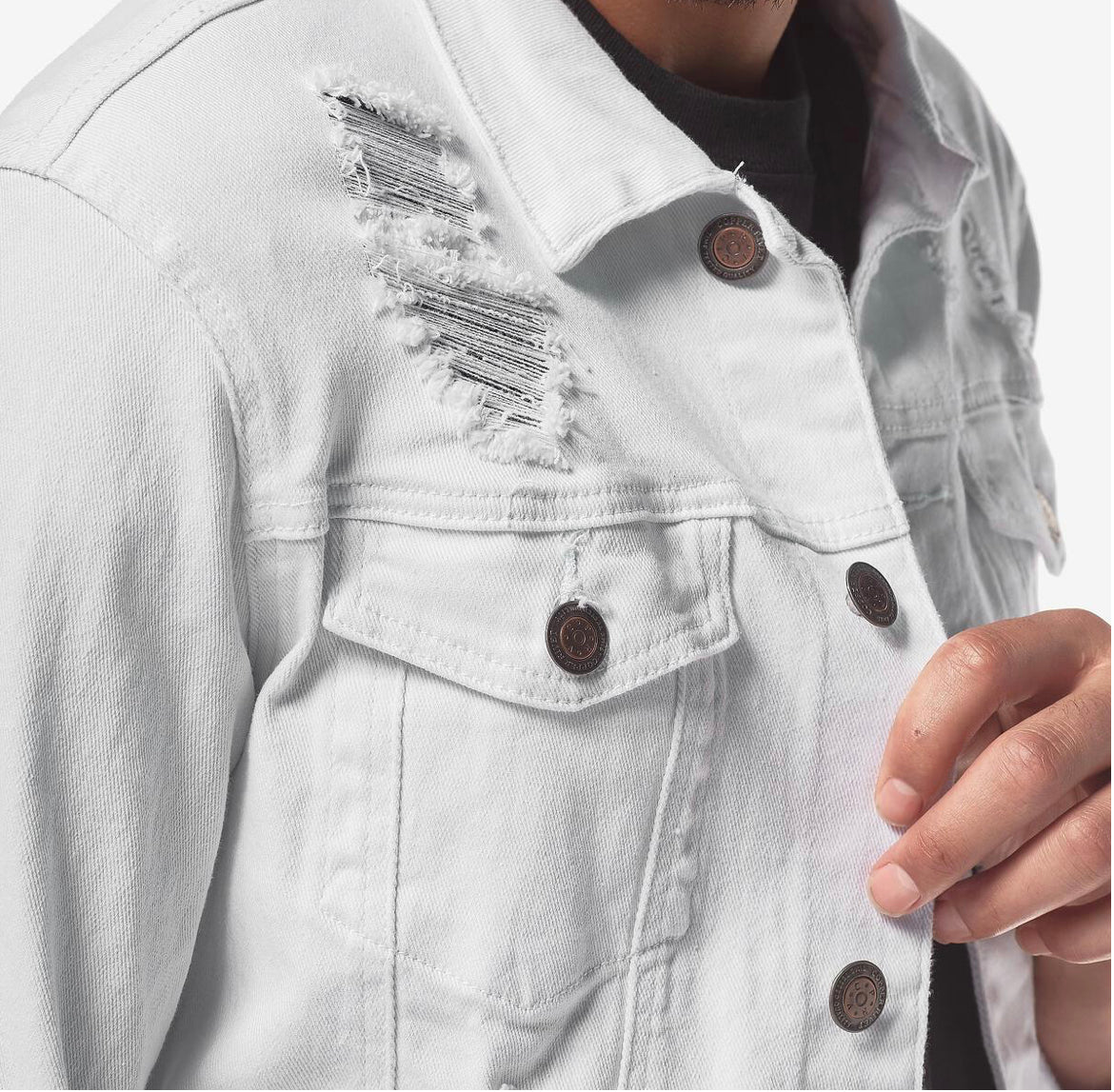 Copper Rivet Denim Jacket . Bold Outfitters