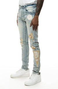 SMOKE RISE VARSITY FASHION JEAN