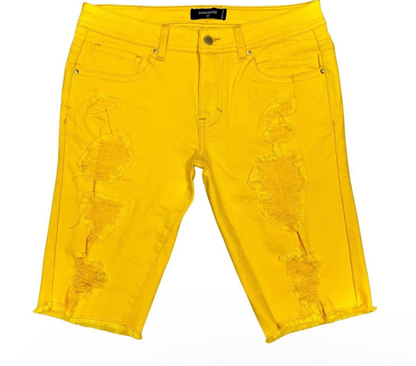G-SQUARED RIPPED SHORTS