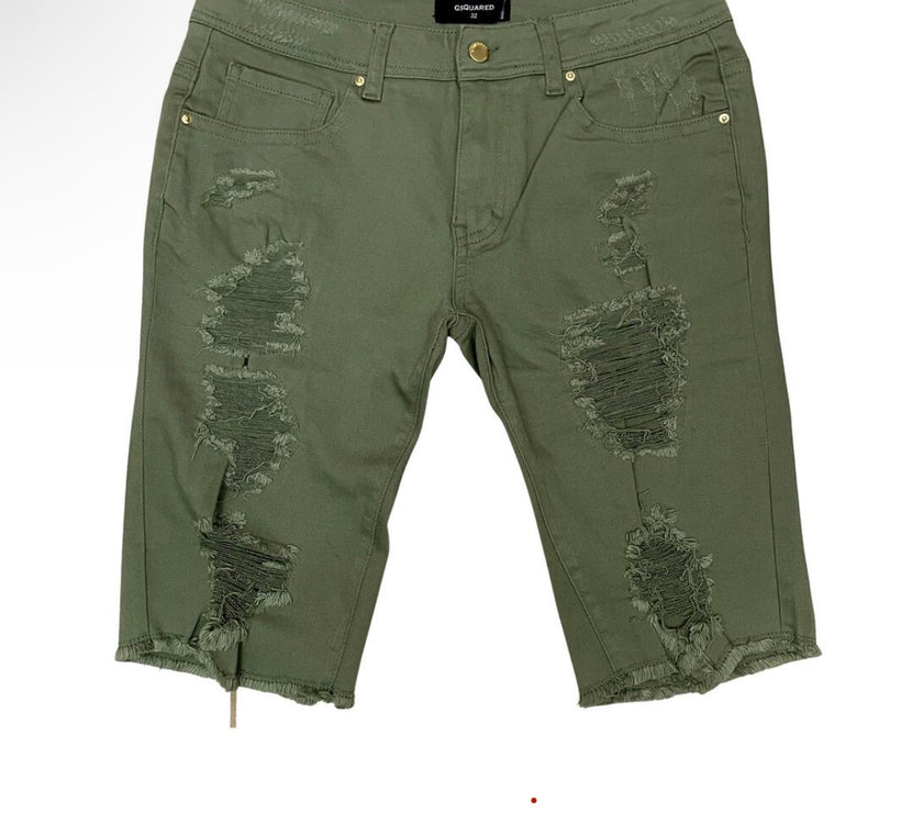 G-SQUARED RIPPED SHORTS
