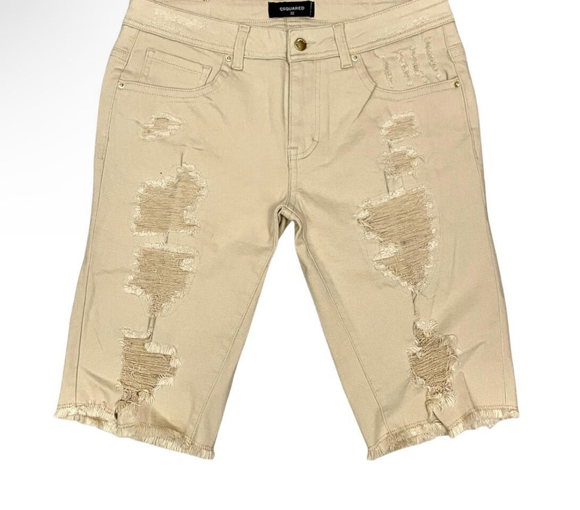 G-SQUARED RIPPED SHORTS