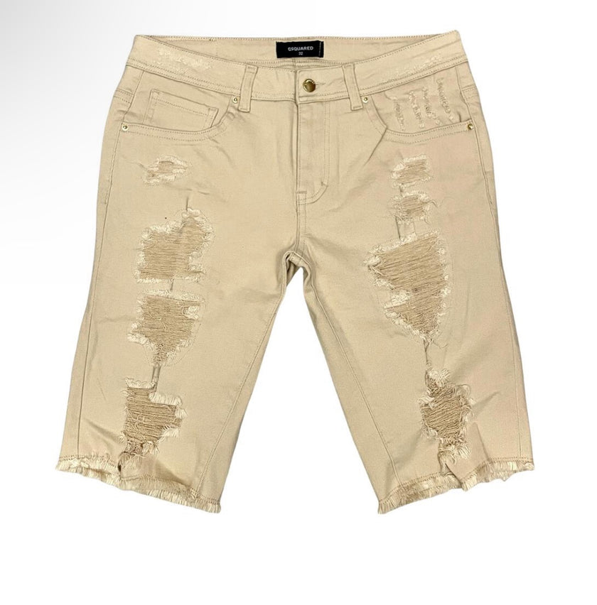 G-SQUARED RIPPED SHORTS