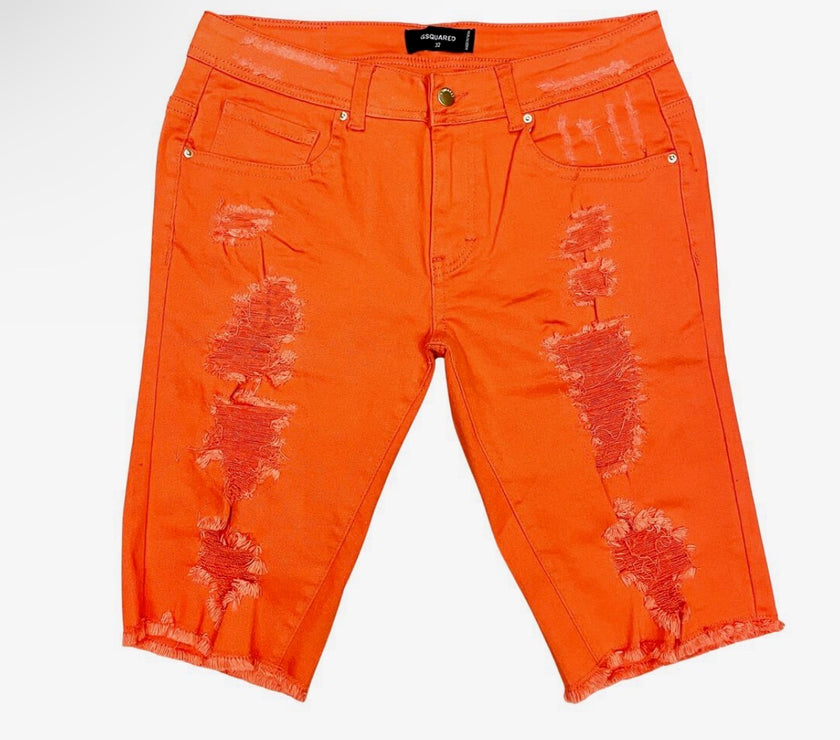 G-SQUARED RIPPED SHORTS