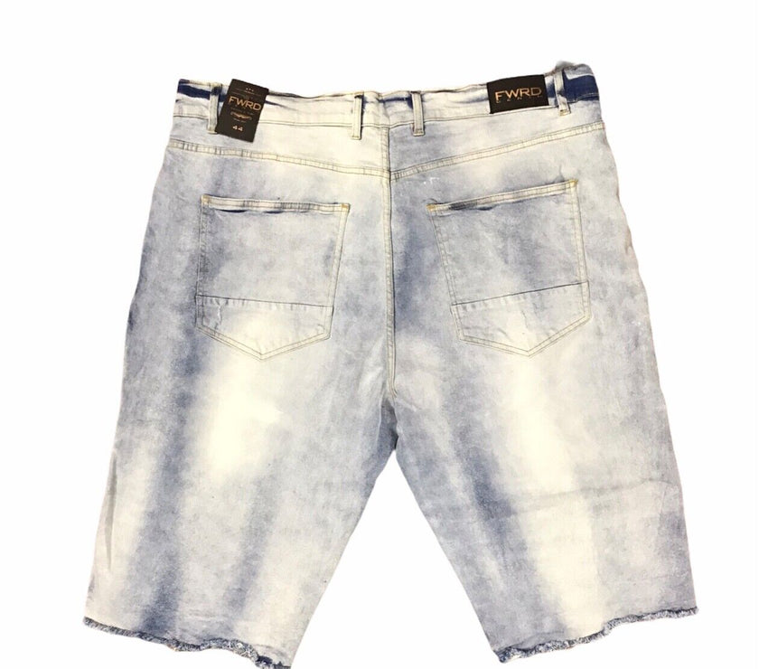 FWRD denim maxed out big and tall shorts for men