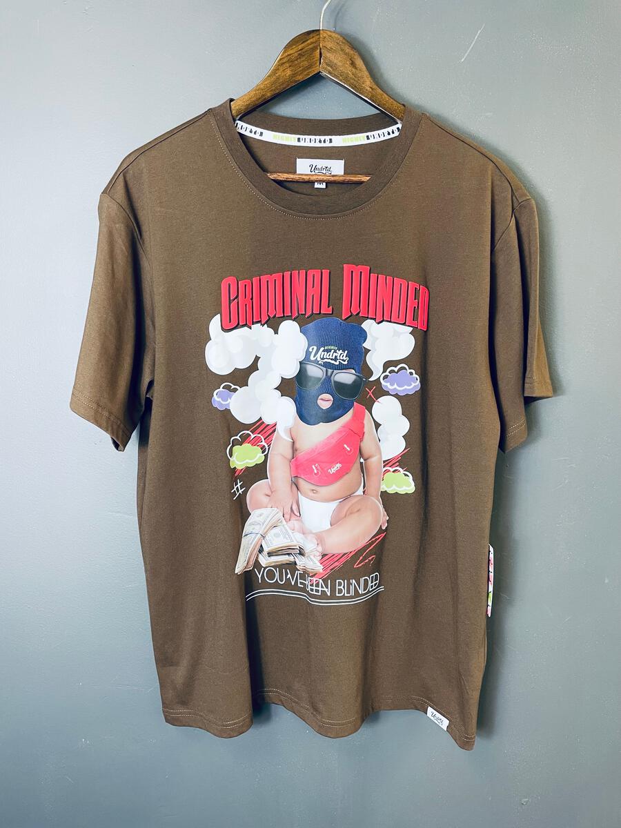 Undrtd Criminal mind brown tshirt